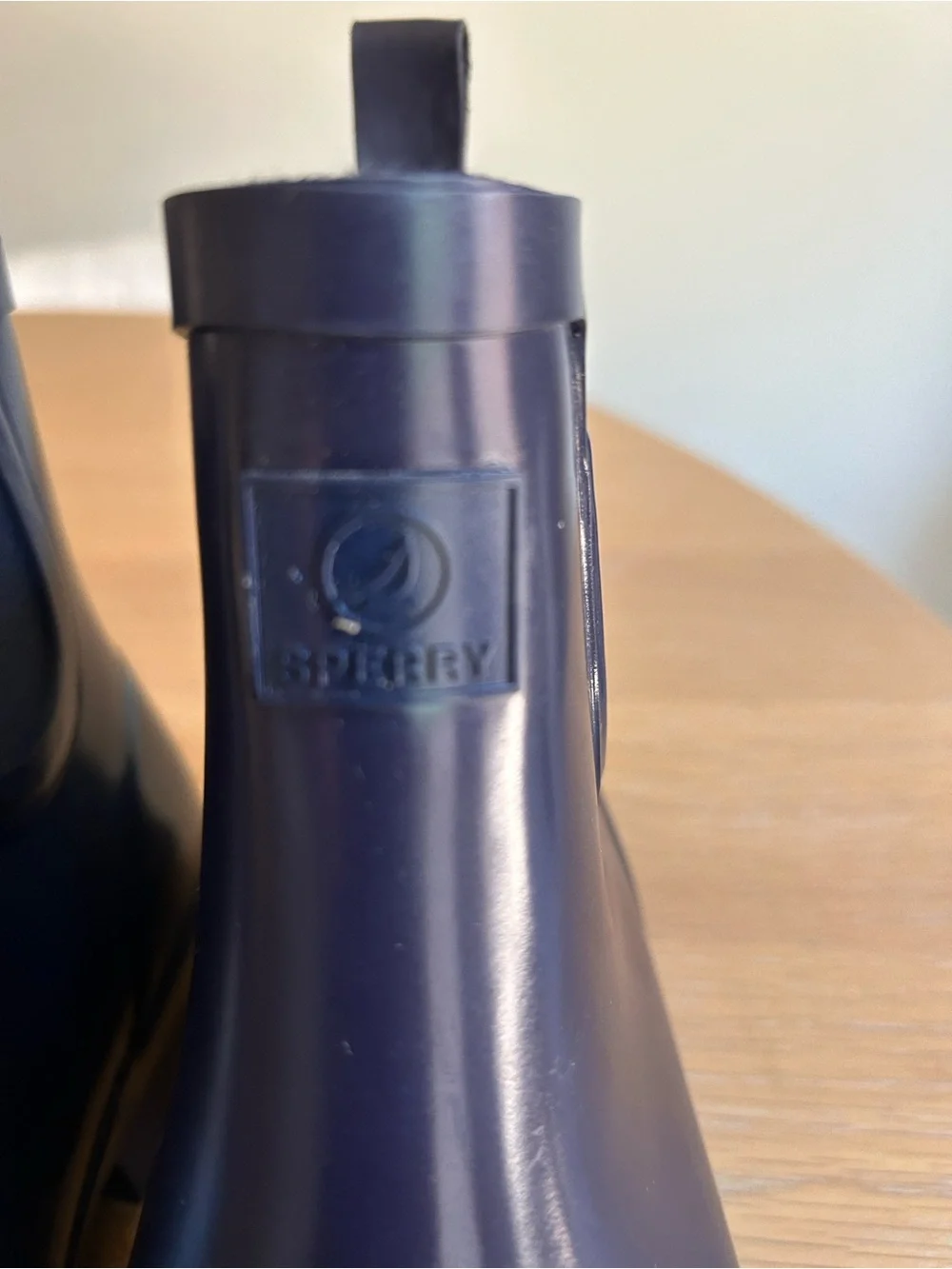 Sperry Women's Drizzle Chelsea Rain Boots in navy, Size 9, NWOT Display